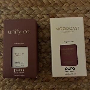 Pura Smart Diffuser Unify Co. and Moodcast Fragrance Refills